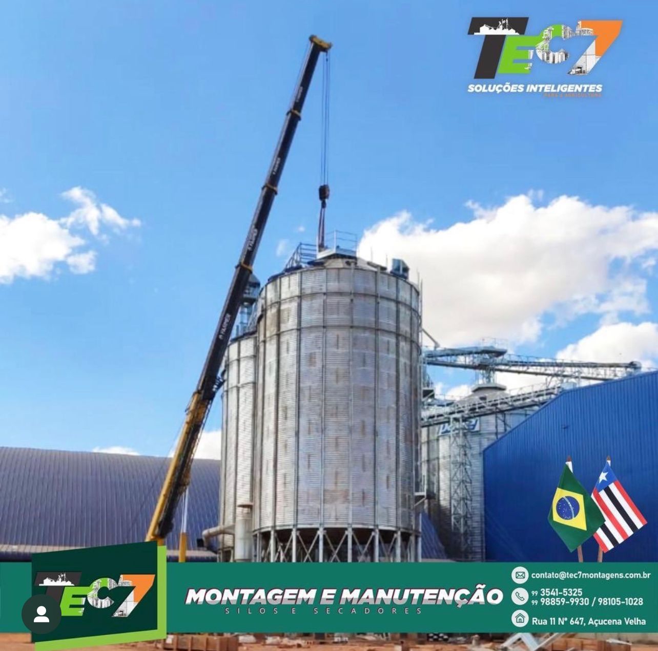 Montagem de Silo