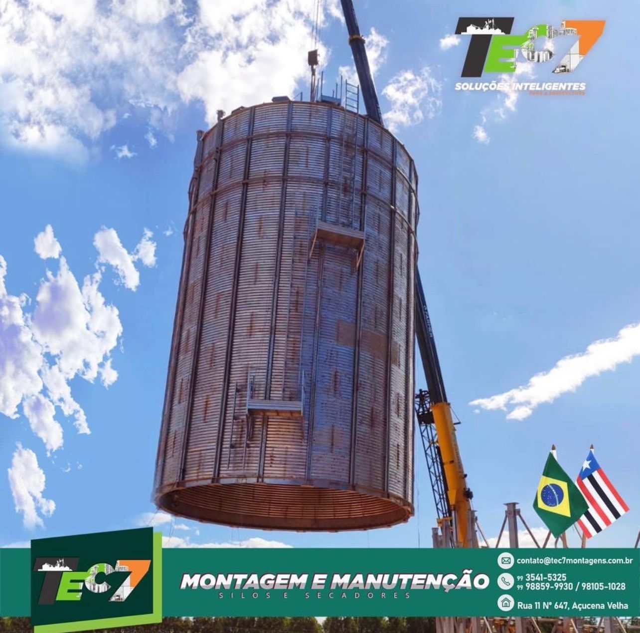 Montagem de Silo