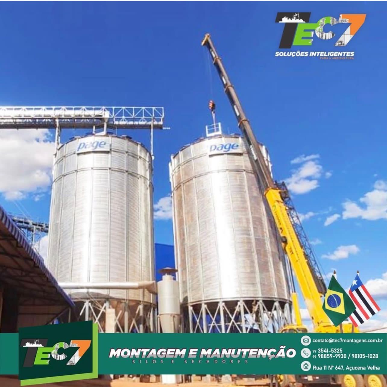 Montagem de Silo